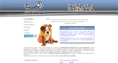 Desktop Screenshot of aaronclinicaveterinaria.com